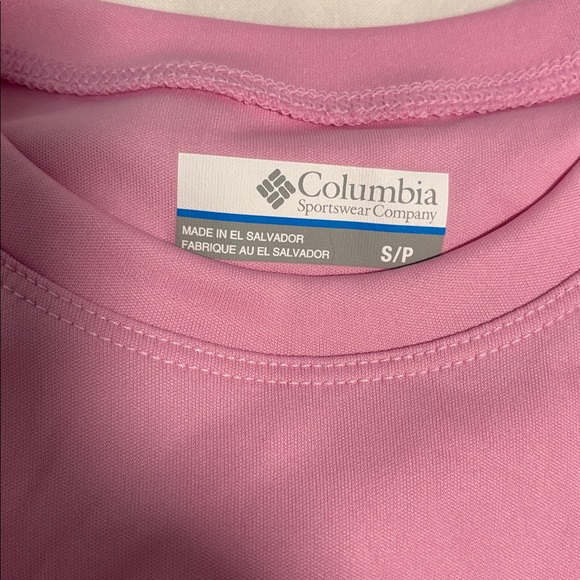Columbia pink active fit Omni Shade long sleeve shirt - Picture 3 of 7